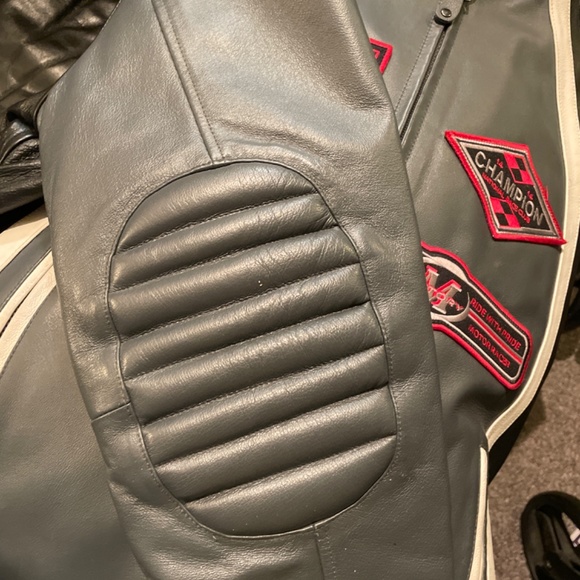Max Italian motorcycle leather jacket - Picture 2 of 3